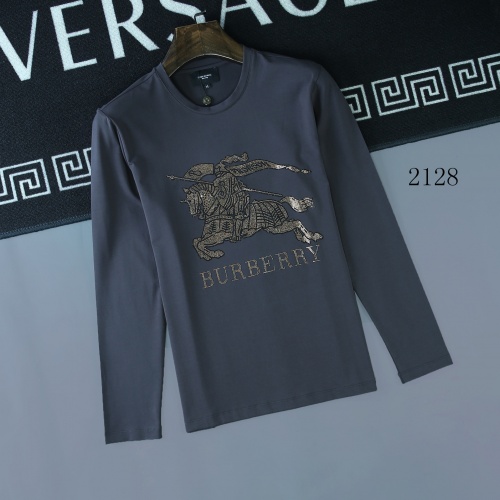 Burberry T-Shirts Long Sleeved For Men #803089 $34.00 USD, Wholesale Replica Burberry T-Shirts