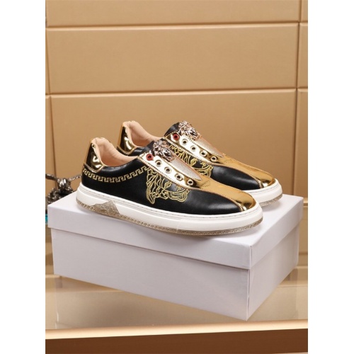 Replica Versace Casual Shoes For Men #803214 $76.00 USD for Wholesale