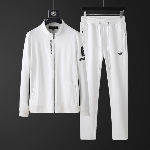 Armani Tracksuits Long Sleeved For Men #803522 $85.00 USD, Wholesale Replica Armani Tracksuits