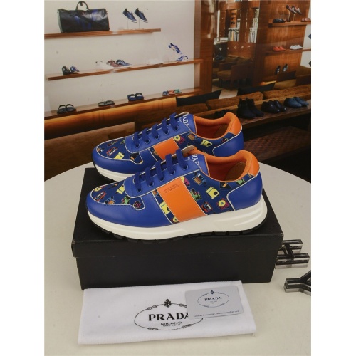 Replica Prada Casual Shoes For Men #803663 $105.00 USD for Wholesale