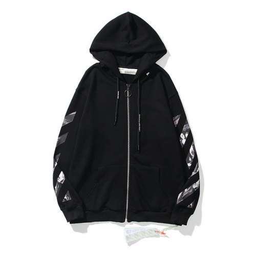 Replica Off-White Hoodies Long Sleeved For Men #803787 $60.00 USD for Wholesale
