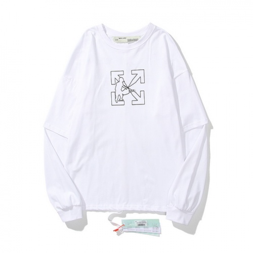 Off-White T-Shirts Long Sleeved For Men #803812 $39.00 USD, Wholesale Replica Off-White T-Shirts