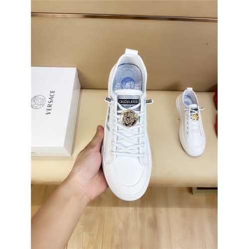 Replica Versace Casual Shoes For Men #803976 $72.00 USD for Wholesale