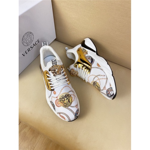 Replica Versace Casual Shoes For Men #803978 $76.00 USD for Wholesale