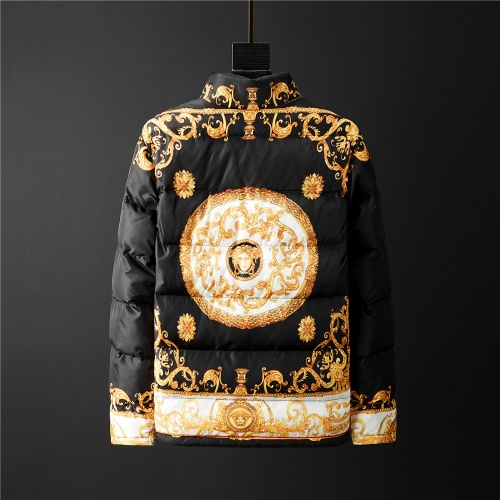 Replica Versace Down Coat Long Sleeved For Men #804164 $105.00 USD for Wholesale