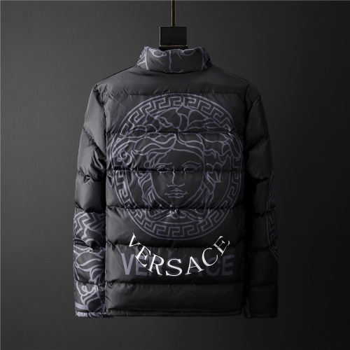 Replica Versace Down Coat Long Sleeved For Men #804165 $105.00 USD for Wholesale