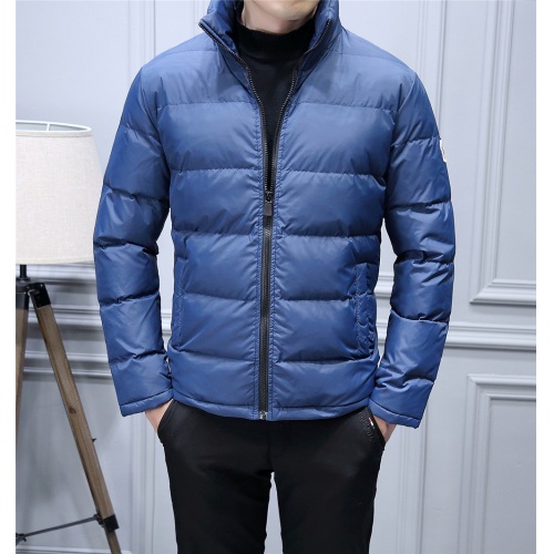 Moncler Down Feather Coat Long Sleeved For Men #804185 $105.00 USD, Wholesale Replica Moncler Down Feather Coat