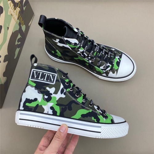 Valentino High Tops Shoes For Men #804245 $80.00 USD, Wholesale Replica Valentino High Tops Shoes