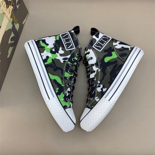 Replica Valentino High Tops Shoes For Men #804245 $80.00 USD for Wholesale