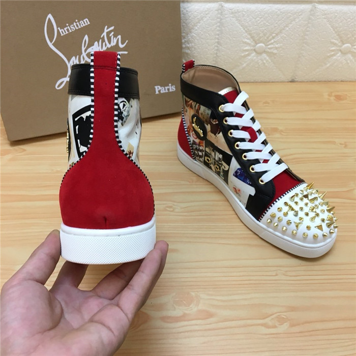 high top louboutin mens