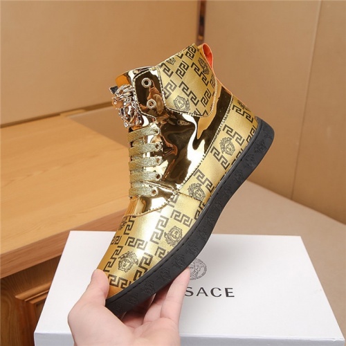Replica Versace High Tops Shoes For Men #804491 $72.00 USD for Wholesale