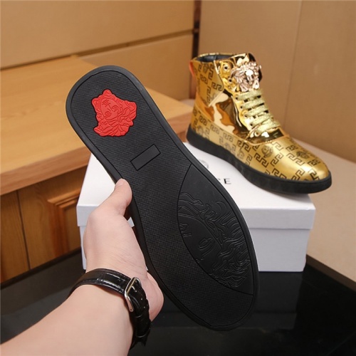 Replica Versace High Tops Shoes For Men #804491 $72.00 USD for Wholesale
