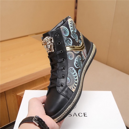 Replica Versace High Tops Shoes For Men #804492 $76.00 USD for Wholesale