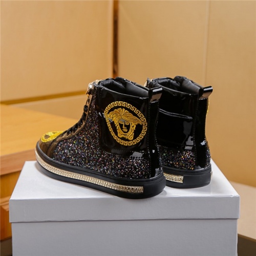 Replica Versace High Tops Shoes For Men #804494 $76.00 USD for Wholesale