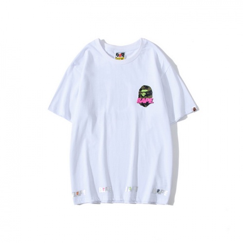 Replica Bape T-Shirts Short Sleeved For Men #804554 $25.00 USD for Wholesale