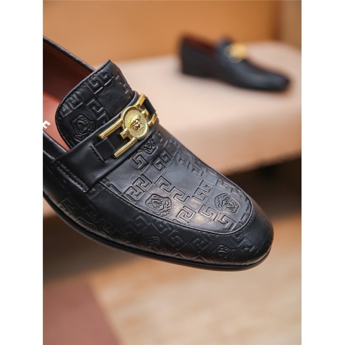 Replica Versace Leather Shoes For Men #804774 $80.00 USD for Wholesale