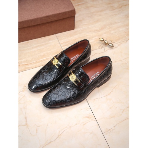Versace Leather Shoes For Men #804776 $80.00 USD, Wholesale Replica Versace Leather Shoes