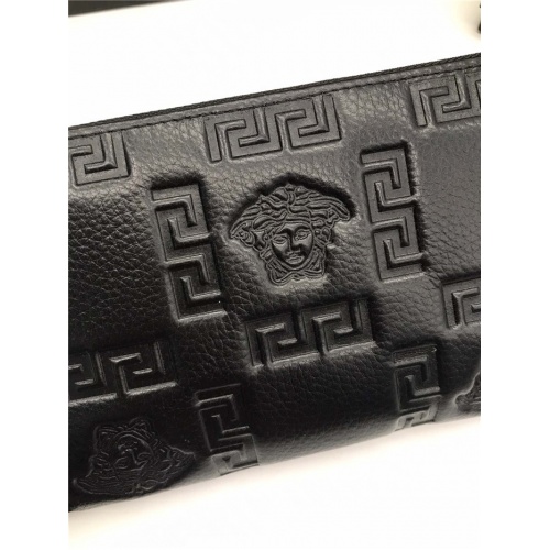 Replica Versace AAA Man Wallets #804839 $54.00 USD for Wholesale