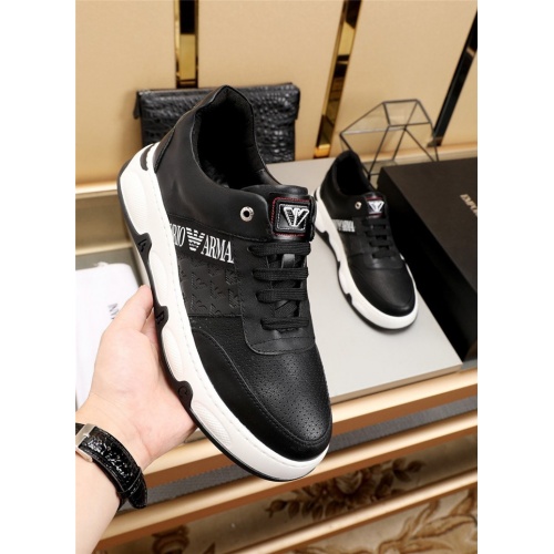 Replica Armani Casual Shoes For Men #805560 $80.00 USD for Wholesale