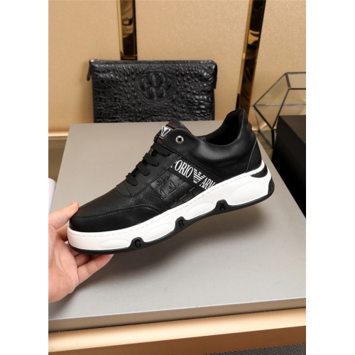Replica Armani Casual Shoes For Men #805560 $80.00 USD for Wholesale