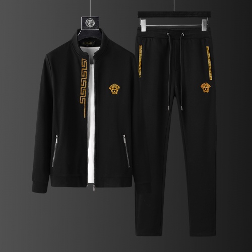 Versace Tracksuits Long Sleeved For Men #805611 $80.00 USD, Wholesale Replica Versace Tracksuits