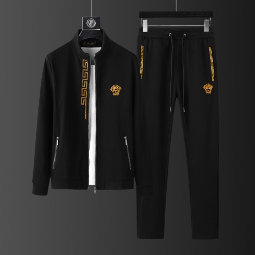 Versace Tracksuits Long Sleeved For Men #805611 $80.00 USD, Wholesale Replica Versace Tracksuits