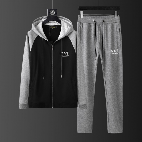 Armani Tracksuits Long Sleeved For Men #805612 $80.00 USD, Wholesale Replica Armani Tracksuits