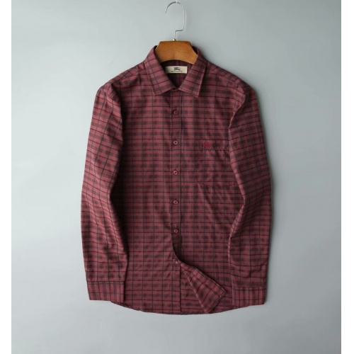 Burberry Shirts Long Sleeved For Men #805620 $34.00 USD, Wholesale Replica Burberry Shirts