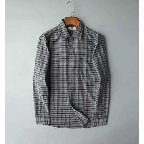 Burberry Shirts Long Sleeved For Men #805622 $34.00 USD, Wholesale Replica Burberry Shirts