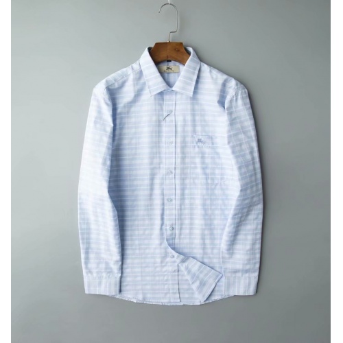 Burberry Shirts Long Sleeved For Men #805623 $34.00 USD, Wholesale Replica Burberry Shirts