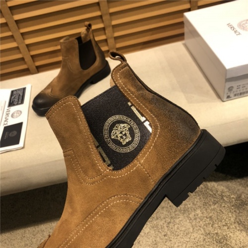 Replica Versace Boots For Men #805685 $108.00 USD for Wholesale