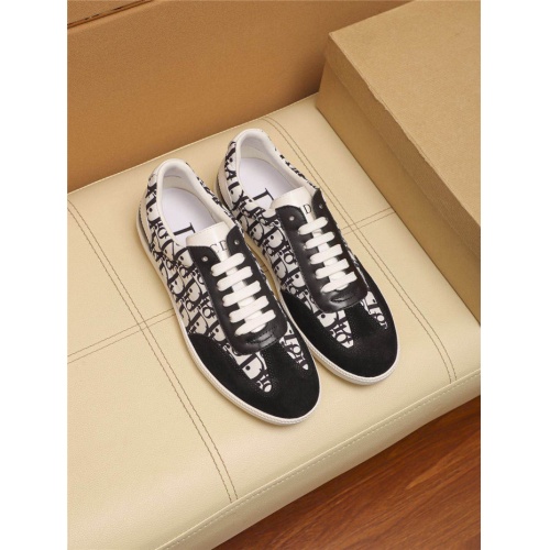Replica Christian Dior Casual Shoes For Men #805703 $68.00 USD for Wholesale