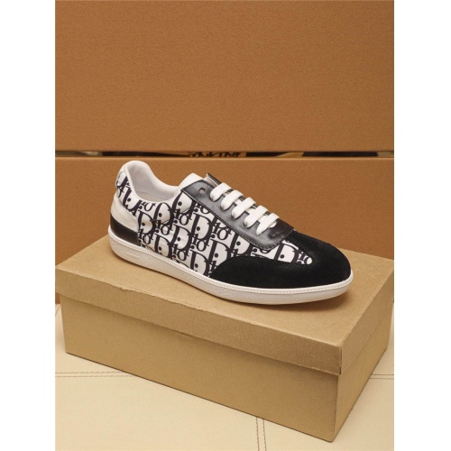 Replica Christian Dior Casual Shoes For Men #805703 $68.00 USD for Wholesale