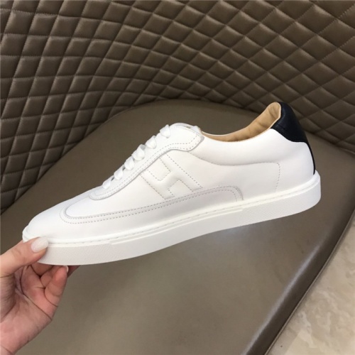 Replica Hermes Casual Shoes For Men #805738 $80.00 USD for Wholesale