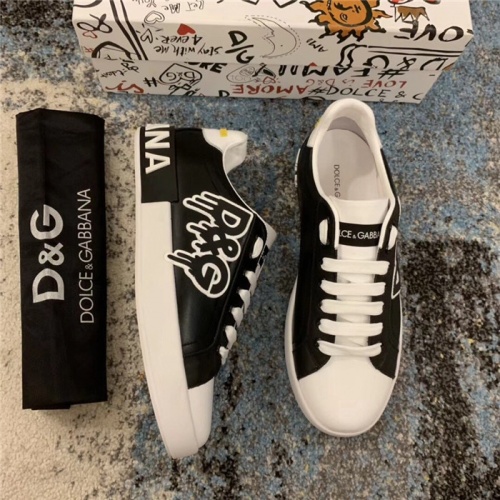 Replica Dolce & Gabbana D&G Casual Shoes For Men #805746 $76.00 USD for Wholesale