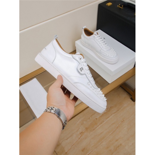 Replica Christian Louboutin CL Casual Shoes For Men #805767 $80.00 USD for Wholesale