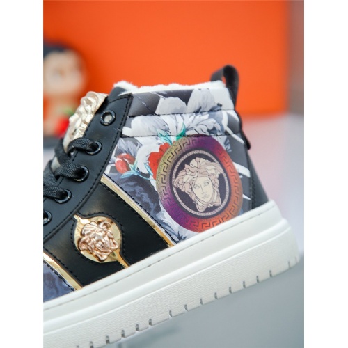 Replica Versace High Tops Shoes For Men #805942 $82.00 USD for Wholesale