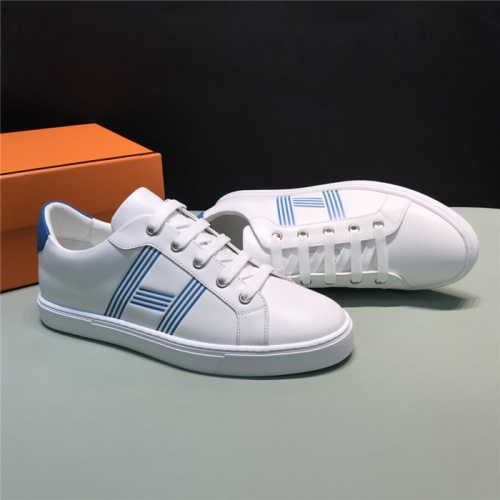 Replica Hermes Casual Shoes For Men #805954 $76.00 USD for Wholesale