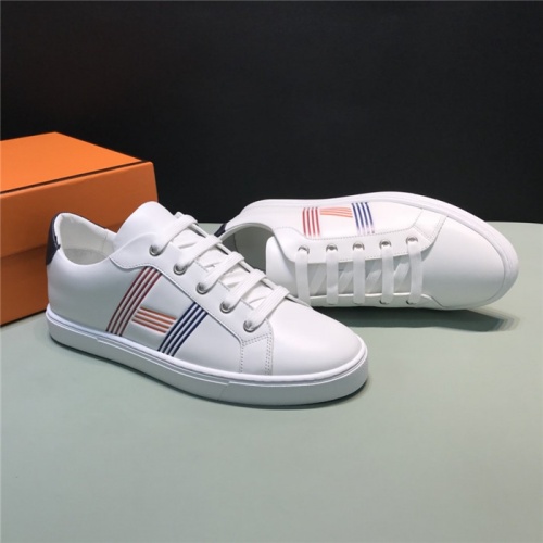 Replica Hermes Casual Shoes For Men #805955 $76.00 USD for Wholesale
