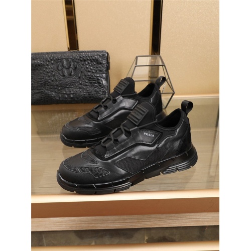 Replica Prada Casual Shoes For Men #805977 $92.00 USD for Wholesale