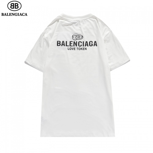 Replica Balenciaga T-Shirts Short Sleeved For Men #806076 $27.00 USD for Wholesale