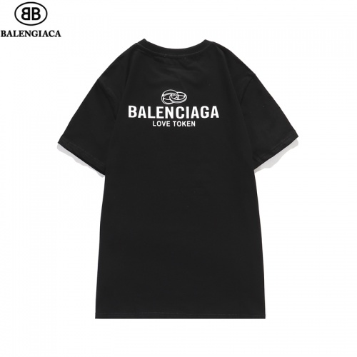Replica Balenciaga T-Shirts Short Sleeved For Men #806077 $27.00 USD for Wholesale