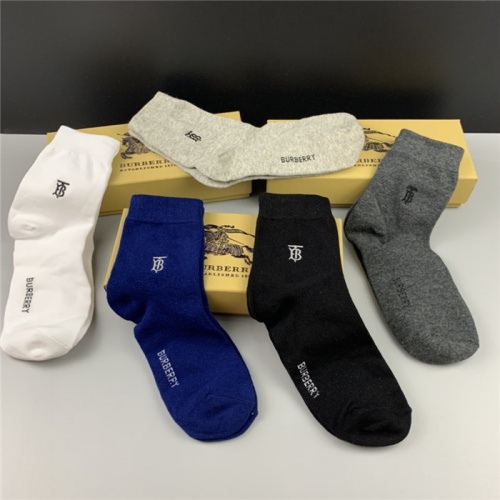 Replica Burberry Socks For Men #806158 $28.00 USD for Wholesale