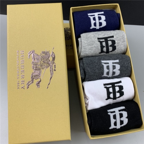 Replica Burberry Socks For Men #806159 $28.00 USD for Wholesale