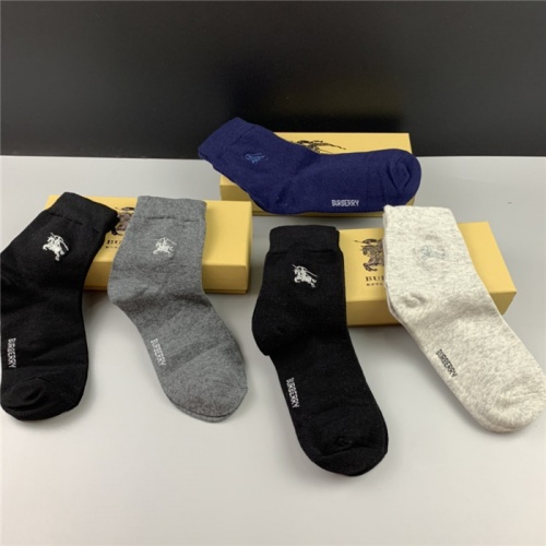 Replica Burberry Socks For Men #806160 $28.00 USD for Wholesale