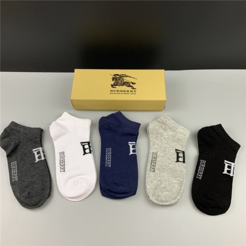 Burberry Socks For Men #806162 $27.00 USD, Wholesale Replica Burberry Socks