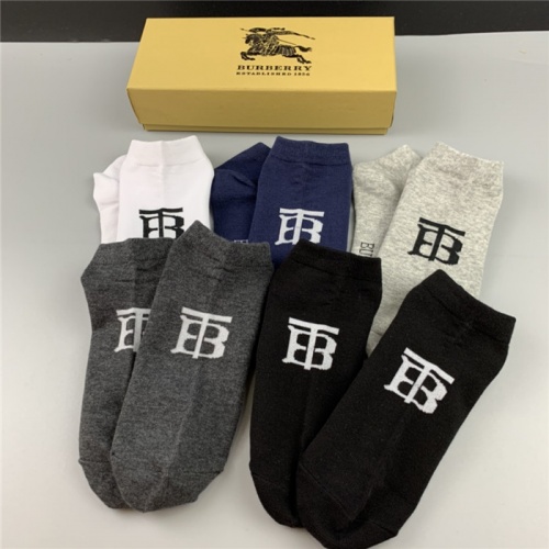 Replica Burberry Socks For Men #806162 $27.00 USD for Wholesale