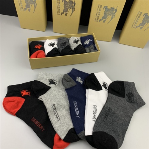 Replica Burberry Socks For Men #806166 $27.00 USD for Wholesale