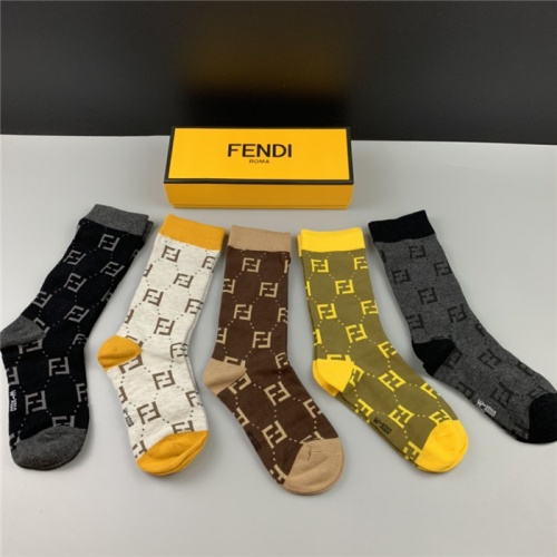 Fendi Socks For Men #806177 $28.00 USD, Wholesale Replica Fendi Socks