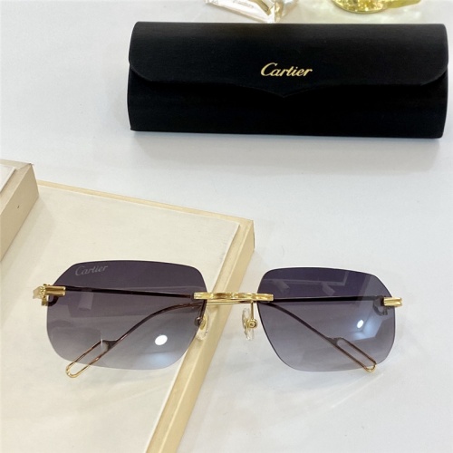 Cartier AAA Quality Sunglasses #806194 $50.00 USD, Wholesale Replica Cartier AAA Quality Sunglassess
